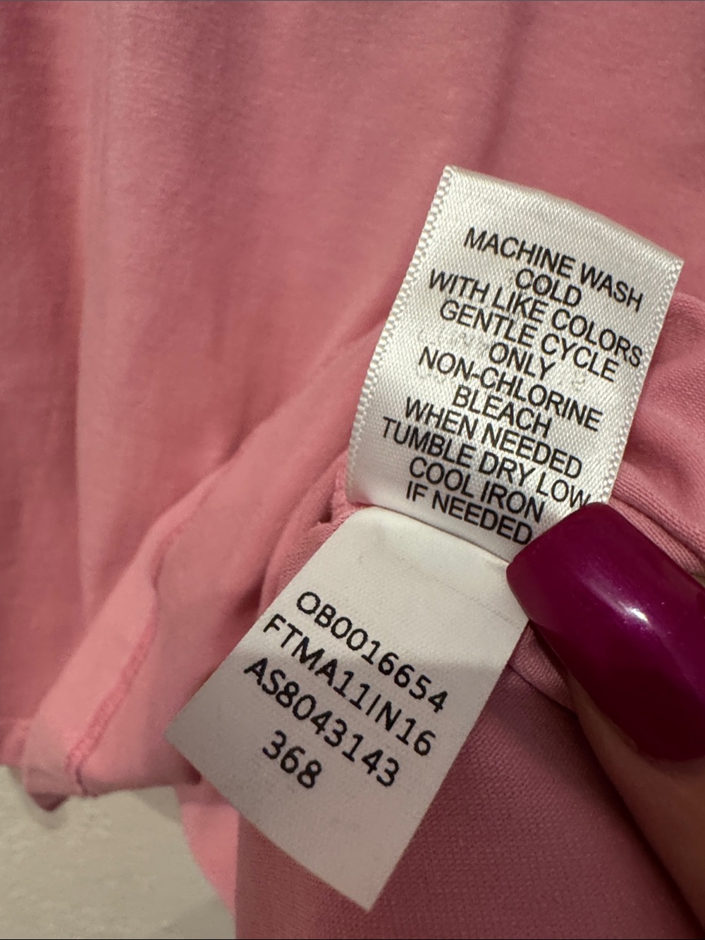 Appleseed's Pink Ruffle-Neck Long Sleeve Tee - Picture 12 of 15